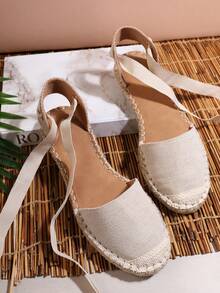 SHUZIA Women'S Fashionable Versatile Flat Shoes Summer Shoes Spring Shoes Spring Break Easter Mother's Day Present For Christmas - Apricot - View 3