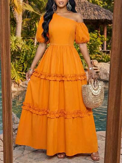 SHEIN Lady 女士长款连衣裙