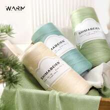 Sợi tơ tằm Mulberry màu than chì, 300g, 1800m, thích hợp đan và móc áo vest, khăn choàng, áo len thủ công, sợi ren mùa xuân và mùa hè, mềm mại và thân thiện với da. - Thùng ren đám mây - Xem 6