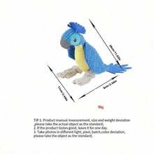 PETSIN Cute Parrot Shaped Plush Dog Toy, Containing BB Barking Sound, Interactive Play For Dogs - Multicolor - View 11