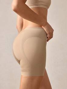 Veilyse Quần short định hình nâng mông dành cho nữ, có đệm mông tháo rời, giúp tôn dáng và nâng đỡ tốt hơn. - Màu Khaki - Xem 4