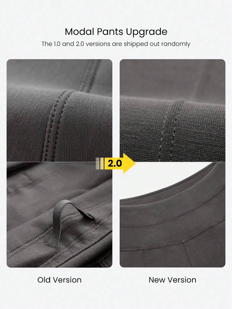 28" Petite SoftCalm Modal Silk Touch Wide Leg High Waist Lounge Pants With Side Pockets Daily Casual Spring Summer