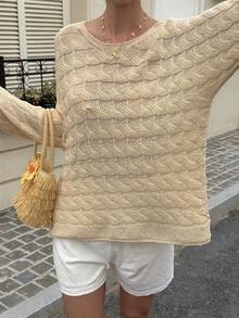 DAZY 女士针织上衣 - 黃色 - 查看 6