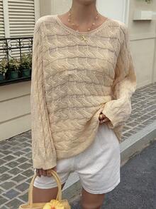 DAZY 女士针织上衣 - 黃色 - 查看 4