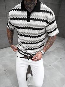 Manfinity Homme Áo Polo nam chất liệu dệt kim, thích hợp làm quà tặng Ngày của Mẹ. - Nhiều màu - Xem 5