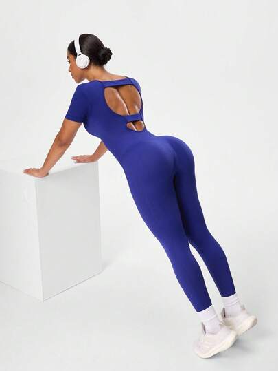 Seamluxe SHEIN Sport Women Sports Jumpsuits