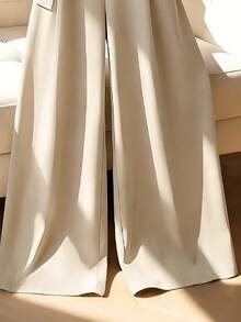 Everyssa Bộ jumpsuit nữ tối giản với dây buộc, thích hợp cho việc đi lại hàng ngày. - Nhiều màu - Xem 4