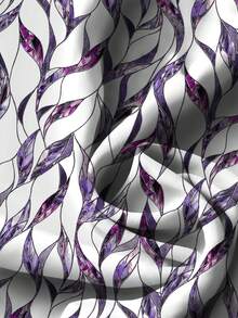 大码休闲简约印花衬衫，适合夏季穿着 - 彩色 - 查看 4