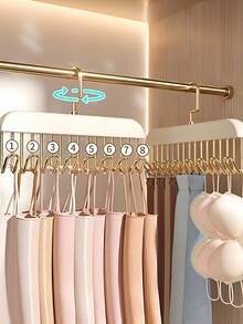 Móc treo đa năng, giá đựng áo ngực và áo ba lỗ, giá phơi đồ không để lại dấu vết - trắng - Xem 10