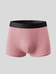 Manfinity Underwear&Sleepwear Basics 10pcs/Pack Men's Comfortable Contrast Color Seamless Boxer Briefs - Multicolor - View 6