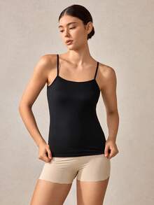 Veilyse 3件套女士黑白和肤色百搭吊带背心 - 彩色 - 查看 10