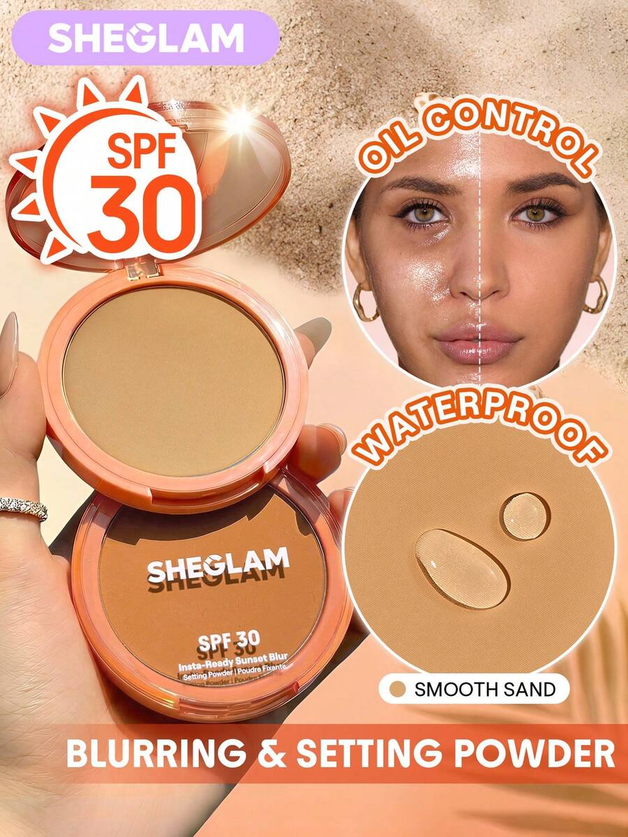 SHEGLAM Insta-Ready Sunset Blur Setting Powder-13 Smooth Sand - Smooth Sand - View 1
