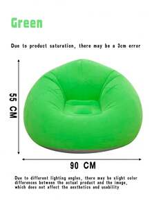 1 Inflatable Slouchy Sofa Chair, Foldable And Portable, A Soft And Comfortable Bean Bag Sofa Suitable For Indoor/Outdoor Use - Multicolor - View 11