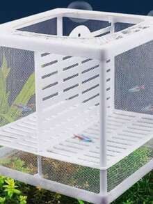 Fish Tank, Aquarium Isolation Box, Tropical Fish Fry Separation Net, Suspended Injured Fish Protection Net, 1pc - White - View 3