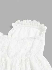 Elenzga Áo camisole kiểu dáng thanh lịch, thoải mái, dây mảnh, thắt nơ, chất liệu dệt kim, khoét eo, tôn dáng, gợi cảm, đa năng cho mặc hàng ngày và hẹn hò, mùa xuân/hè. - trắng - Xem 7