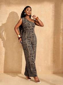 SHEIN Lunessa Women's Beach Vacation Allover Print Loose Fit Sleeveless Jumpsuit, Spring/Summer Women Vacation Outfit Sets Women's Holiday Co Ord Women's Summer 2 Pieces Sets Women 2 Pieces Sets Resort Style Outfits Resort Vacation Outfits Women Cruise Women Outfits Cruise Outfit For Women Resort Wear - Multicolor - View 6