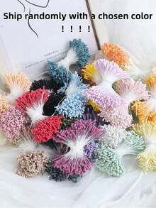 1 pieza Estambre de flor artificial de 2,36 pulgadas de doble cabeza, sin batería, adecuado para bodas, Navidad, arreglos florales, costura DIY, decoración floral, flores artificiales, decoración de bodas y manualidades - Decoración floral para el hogar Manualidades navideñas, decoración elegante necesaria Ideal para coser, decoraciones de boda y manualidades - Materiales de decoración del hogar y accesorios de costura. - Multicolor - Ver 21