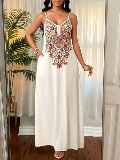 SHEIN Lady Ladies' Romantic Dress Ladies' Elegant Dress Women's Dress