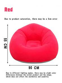 1 Inflatable Slouchy Sofa Chair, Foldable And Portable, A Soft And Comfortable Bean Bag Sofa Suitable For Indoor/Outdoor Use - Multicolor - View 9