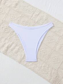 Swim Vcay 3件套女士黑白豹纹泳衣套装，纹理面料拼接，性感时尚简约休闲百搭3件套泳装 - 彩色 - 查看 6