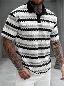 Manfinity Homme Áo Polo nam chất liệu dệt kim, thích hợp làm quà tặng Ngày của Mẹ. - Nhiều màu - Xem 6