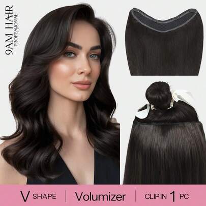 Tóc nối kẹp hình chữ V, 100% tóc thật, 1 chiếc kèm 4 kẹp, màu tự nhiên, tóc thẳng, dễ tạo kiểu với máy uốn và duỗi tóc, vô hình, thích hợp để tăng độ dày, nhẹ, có thể đeo cả ngày, phù hợp cho mùa đông, Giáng sinh, Halloween, trang phục mùa thu, trang phục nữ, sang trọng, thanh lịch, rạng rỡ, cá tính, sạch sẽ, cổ điển, sành điệu, cá tính mạnh mẽ, thập niên 90, vintage, retro, grunge, cottagecore, Kawaii, cyberpunk, streetwear, preppy, Futuristic, Minimalist, phong cách đường phố, chụp ảnh cưới, hẹn hò, thường ngày, ấm cúng.