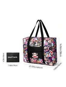 Paul Frank X SHEIN 1. Motif Karakter Kartun Lucu. Dapat digunakan untuk menyimpan tas travel, tas pantai, cocok untuk bepergian, olahraga, rekreasi, dan piknik. Kapasitas besar, cocok untuk pria, wanita, dan pelajar. Dapat dipasang di dalam koper biasa, troli, dan tas monyet. - MultiWarna - View 9