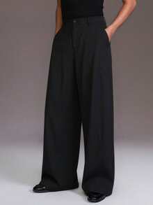 STYNVO Men's Solid Color Casual Pants - Black - View 1