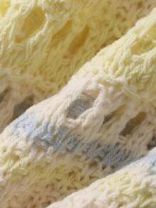 DAZY 女士针织上衣 - 黃色 - 查看 3