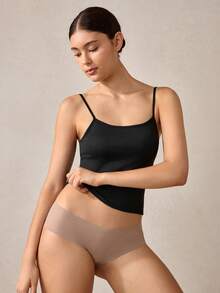 Veilyse 1 Áo Yếm Cơ Bản Mùa Hè Cho Nữ, Áo Tank Top Có Gân Như Áo Trong Hoặc Áo Khoác Ngoài Để Che Ngực - màu đen - Xem 8