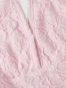MOD Halter Dress With Ruffles And Floral Print - Rosa - View 5