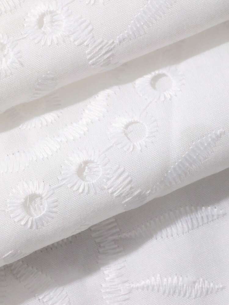 Women's Casual Lace White Pants, Suitable For Spring And Summer