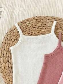 Newborn Baby Girl Casual Knit Cute Summer Romper, Multi-Color - Multicolor - View 3