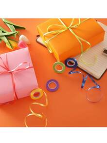 1 Roll Curly Ribbon, A Variety Of Colored Balloon Ribbons, Used For Handicrafts, Bows, Gift Packaging Ribbons, Floral Arrangements, Wedding Parties, And Holiday Art Crafts Decoration - ribbon - View 10