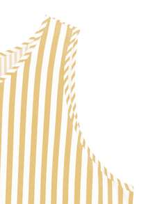SHEIN Plus Size Striped Print Round Neck Sleeveless Dress - Yellow - View 3