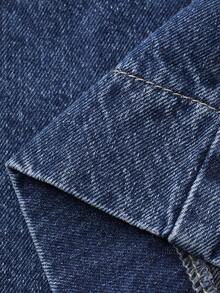 DAZY Men's Washed Vintage Blue Denim Suit, Spring/Summer - Blue - View 9