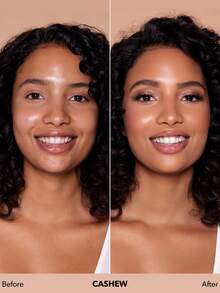 SHEGLAM Base De Maquillaje Hidratante Skinfinite-Cashew Flawless Dewy Foundation Cobertura Hidratante Corrector De Poros Invisible Sin Poros No Grasoso Base De Maquillaje LíQuida Suave Y Ligera Marca Belleza Maquillaje Maquullaje CosméTica Para Mujeres NiñAs Perfecto Para Invierno Primavera Verano Ideal Para Y2K Elegante Moda Adecuado Para CumpleañOs DíA De La Madre Regalo Fiesta Listo Mejor Color - Cashew - Ver 3