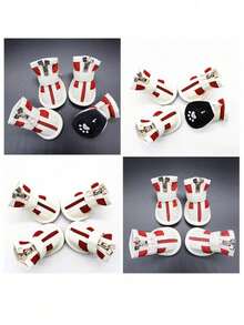 PETSIN 1双宠物透气网面鞋，防滑宠物鞋；狗鞋，猫鞋，凉鞋，宠物鞋，泰迪熊软鞋，防滑拉链运动鞋，宠物用品 - 彩色 - 查看 26