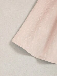 GlowEve 女士时尚百搭系带抹胸上衣，适合度假穿着 - 卡其色 - 查看 4
