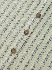 SHEIN VCAY 波西米亚镂空钩针无袖吊带背心，宽松针织休闲百搭度假背心 - 黑色 - 查看 5