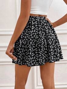 SHEIN Frenchy Quần short nữ thường ngày, quần short váy, trang phục mùa hè. - Nhiều màu - Xem 2