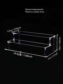 1 kệ trưng bày hình thang bằng acrylic, kệ trưng bày hình thang 1/2/3 tầng, kệ trưng bày đồ dùng gia đình, kệ trưng bày trang sức và mỹ phẩm, kệ trưng bày nhiều tầng trong suốt, kệ trưng bày để bàn kiểu tối giản hiện đại, kệ trưng bày đồ dùng gia đình, kệ trưng bày trang sức và mỹ phẩm, kệ lưu trữ nhiều tầng, giá để bánh, giá để nước hoa, giá để bánh, thích hợp cho phòng khách, phòng ngủ, để đồ chơi và các vật dụng khác, trang trí phòng. - Nhiều màu - Xem 4