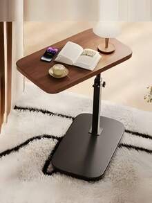 Portable Mobile Sofa Side Table Laptop Computer Desk Height Adjustable Standing Desk For Bedroom Nightstand Rolling Movable Coffee Table With Wheels Lockable Casters Storage Shelf Tiltable Desktop Cup Holder Phone Stand Home Office Furniture - Multicolor - View 7