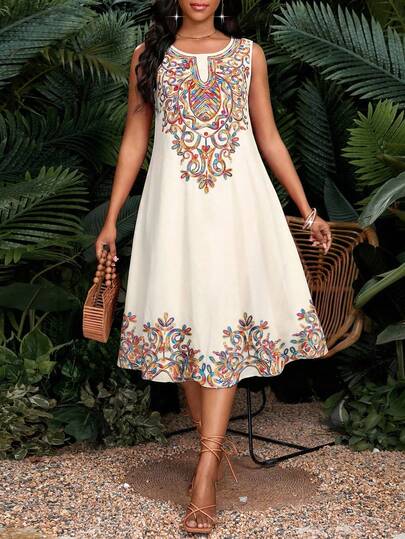 SHEIN Lady Women's Dress Ladies' Elegant Dress Ladies' Romantic Dress
