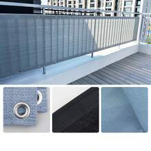 UV Resistant Balcony Privacy Sunshade Net | Windproof Sunshade Board Sunshade Cover | Outdoor Garden Terrace Privacy Solution - Privacy Cloth - View 2