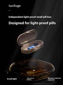 Portable Mini Pill Box, Suitable For Three Meals A Day, Compact Medication Case, Portable Capsule, Medicine, Supplement Organizer - Portable Light-proof Medicine Box - Detachable With Magnetic Suction - View 3