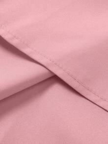 Manfinity Mode Kemeja Pria Lengan Panjang, Warna Pink Muda Polos, Kasual Bisnis, Potongan Reguler Musim Gugur, Kancing Depan Kantor, Nyaman Sepanjang Musim, Tekstur Halus, untuk Acara Resmi - Baby Pink - View 5