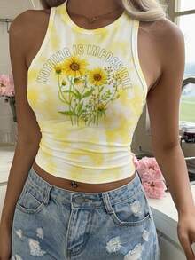 Modelyn Áo tank top nữ dáng ôm, cổ tròn, tối giản, thích hợp cho mùa hè. - Nhiều màu - Xem 5