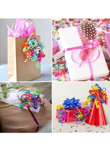 1 Roll Curly Ribbon, A Variety Of Colored Balloon Ribbons, Used For Handicrafts, Bows, Gift Packaging Ribbons, Floral Arrangements, Wedding Parties, And Holiday Art Crafts Decoration - ribbon - View 12