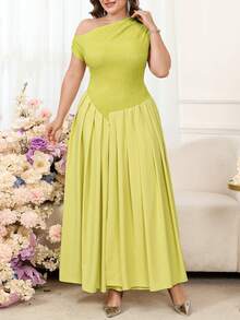Reflora Robe de mariée d'invitée d'été grande taille élégante vert clair, ensemble 2 pièces sans manches à imprimé floral, robes longues de soirée formelle, de fête de remise des diplômes et de demoiselle d'honneur - Vert - Voir 7